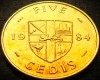 Moneda exotica FAO 5 CEDIS - GHANA, anul 1984 * cod 2087 = AN UNIC de BATERE, Africa