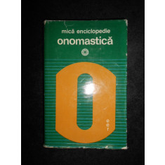 Christian Ionescu - Mica enciclopedie onomastica (1975, editie cartonata)