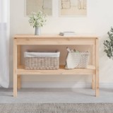 vidaXL Masă consolă, 110x40x75 cm, lemn masiv de pin