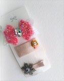 Set de 3 accesorii pentru par - Ribbon, Superbaby