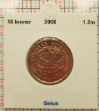 Danemarca 10 kroner 2008 - Sirius - km 925 - G011