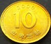 Moneda 10 WON - COREEA de SUD, anul 2000 *cod 75 A = A.UNC, Asia