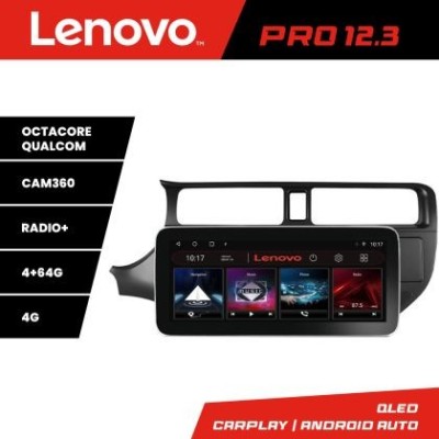 Navigatie Kia Rio 2011-2014 K-rio-11 Lenovo PRO 4+64 12.3 inch qled android 4G DSP gps internet C CarStore Technology foto