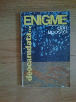 a1 Dan Apostol - Deocamdata... enigme foto