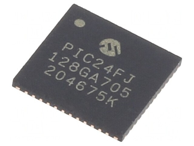 Microcontroler PIC 64kB SMD cu I2C, I2S, SPI, UART
