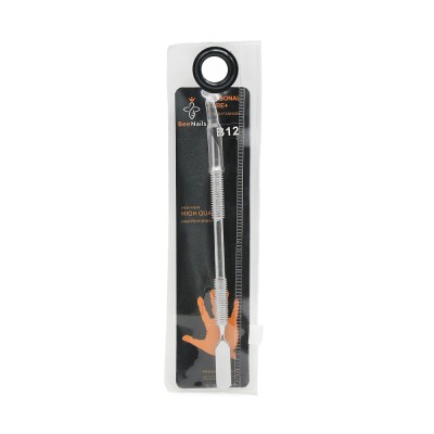 Instrument pentru cuticulă cu 2 capete, Bee Nails, B12 foto