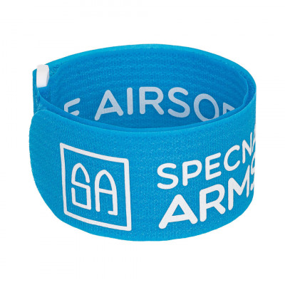 Banderola Brat Team-Armband 50cm Velcro Albastra Specna Arms foto