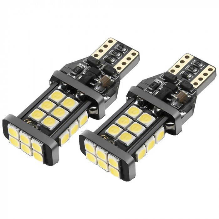 Set 2 Buc Bec Led T15 24 SMD 12V-24V LED 285