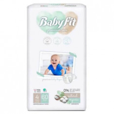 Scutece Bio Jumbo Maxi, Nr. 4, 7-18 Kg, 60 bucati, Babyfit