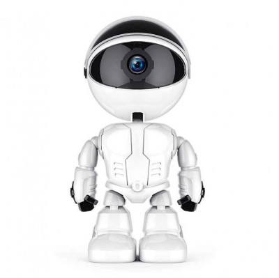 Camera IP Robot Techstar&amp;reg; Fredi Cloud, Home Security, Robot Smart, Auto Tracking, Dual Audio, Aplicatie P2P foto