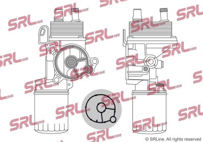 Radiator racire ulei motor, termoflot Citroen C4 C5 Ds4 Ds5 Jumper Jumpy; Ds 4 5 7; Ford C-Max Focus Galaxy Kuga/Escape Mondeo S-Max; Opel Grandland foto