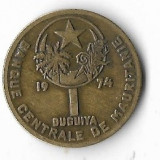 Moneda 1 ouguiya 1974 - Mauritania, Africa, Bronz-Aluminiu