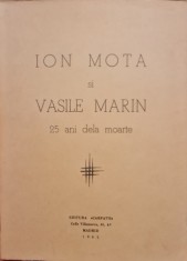 ION MOTA SI VASILE MARIN 25 ANI DELA MOARTE EDIT CARPATII MADRID 1963 LEGIONAR foto