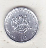 bnk mnd Somalia 10 shillings 2002 FAO , camila, unc