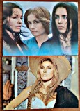 Carte postala actori straini : Raquel Welch sex simbol american, Isabelle Adjani alaturi de Marie France Pissier, Isabelle Huppert Casa Filmului ACIN