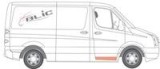 Usa, caroserie MERCEDES-BENZ SPRINTER 4,6-t platou / sasiu (B906) (2006 - 2020) BLIC 6015-00-3548132P