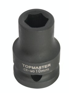 Tubulara scurta de impact 1/2&amp;quot; x 17 mm 6 colturi CRMo Topmaster Profesional