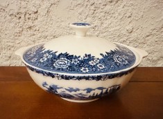 SUPIERA DIN PORTELAN ENGLEZESC - MARCAJ ALFRED MEAKIN- HOMELAND L24,8CM