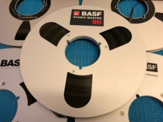 Banda Magnetofon BASF rola metalica 26cm-NAB-Silver(Akai,Teac,Tascam,Agfa,REVOX) foto