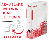 Cutie Depozitare Si Arhivare Esselte Speedbox, Carton, 100 Mm, Alb