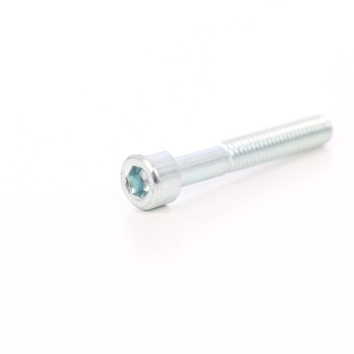 Surub cu cap cilindric, cu locas hexagonal, otel, zincat alb, DIN 912-8.8, SW 5, M6 x 60 mm