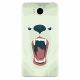 Husa silicon pentru Huawei Y6 2017, Fierce Polar Bear Winter