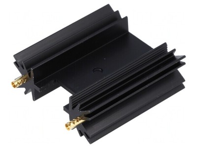 Radiator extrudat SOT32 TO220 TO3P negru 38.1mm 11K/W foto