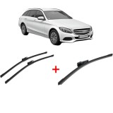 Cumpara ieftin Set 3 stergatoare MERCEDES-BENZ C-CLASS T-Model (S205) 2014-2021, parbriz si luneta, Bosch Aerotwin
