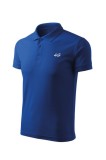 Tricou barbati polo slim albastru TR010