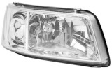 Far VW T5 Transporter 04.2003-10.2009 TYC partea Dreapta, tip bec H4, cu prinderi panou frontal