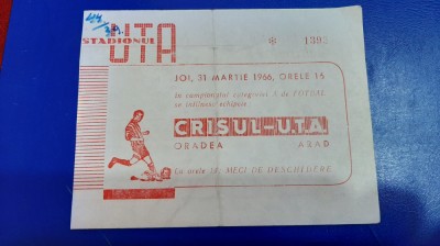 program UTA - Crisul Oradea foto