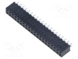 Conector şiruri pini mamă 40 PIN 2mm aurit THT soclu drept SAMTEC