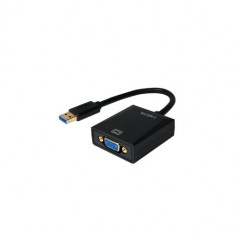 Adaptor Logilink UA0231 USB 3.0 - VGA Black foto