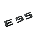 Emblema E 55 Negru, pentru spate portbagaj Mercedes, Mercedes-benz
