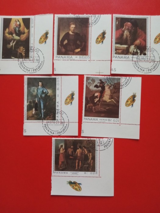 PANAMA, PICTURI - SERIE COMPLETĂ ȘTAMPILATĂ