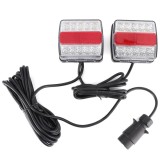 Cumpara ieftin Set Stopuri Spate LED Magnetice pentru Remorcă &ndash; 12V, Priză 7 Pini, Cablu 7.5m
