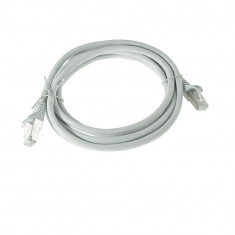 Cablu retea-patchcord CAT6 FTP, Lanberg 43616, 2 X RJ45, lungime 2m, AWG26, 10Gb s-250MHz, de legatura retea, ethernet, gri