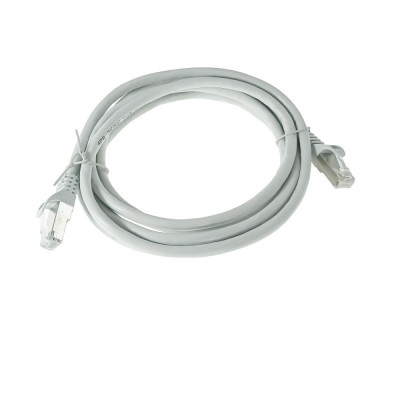 Cablu retea-patchcord CAT6 FTP, Lanberg 43616, 2 X RJ45, lungime 2m, AWG26, 10Gb s-250MHz, de legatura retea, ethernet, gri foto