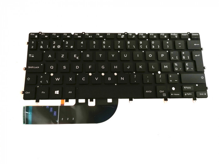 Tastatura Laptop, Dell, XPS 12 9Q33, fara rama, uk, iluminata