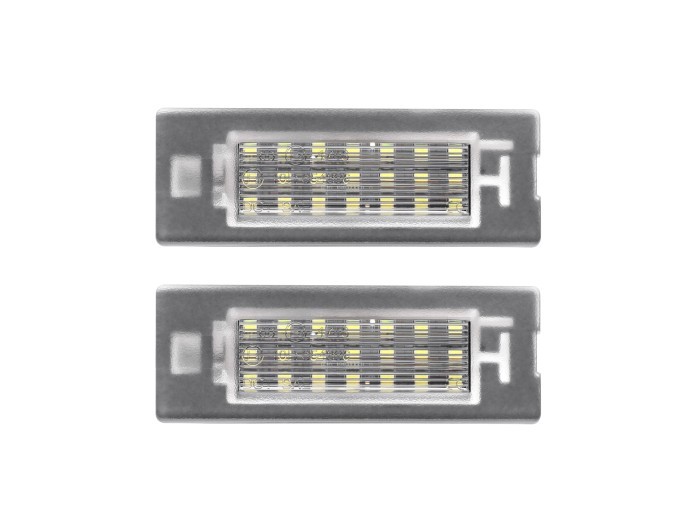 Set 2 buc lampa numar FIAT PANDA (169), 09.2003-12.2012; PANDA (319), 05.2012-, partea stanga, LED; TUNING,