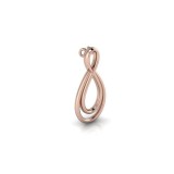Pandativ din aur roze de 14K