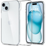 Husa Spigen Cristal Lichid1 pentru Apple iPhone 15 Transparent, Silicon, Carcasa