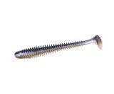 Năluca soft Crazy Fish Vibro Worm 100mm culoare 17d Squid