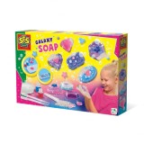 Kit creativ copii - Creare sapun cu efect de galaxie, +6 ani, SES Creative