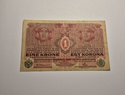 1 Korona Coroana 1916 foto
