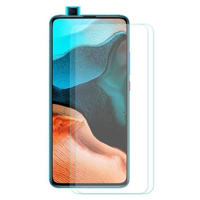 Folie Protectie Ecran Enkay pentru Xiaomi Redmi K30 / Xiaomi Redmi K30 Pro, Plastic, Full Glue, 2.5 D, 9H, Set 2 Bucati