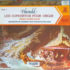 Disc vinil, LP. Les Concertos Pour Orgue Vol. 1 SET 2 DISCURI VINIL-Haendel, Marie-Claire Alain, Orchestre De Ch