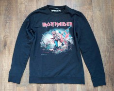 Tricou Iron Maiden, maneci lungi, Only &amp; Sons, original 2017, marime S/M, rock