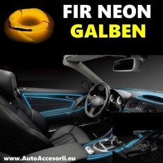 Fir NEON culoare GALBEN (lungime 1M)