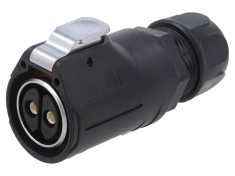 Conector Circular Mamă 2 Pin Aurit